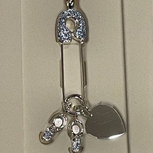 Lenox Vintage Baby Pin with booties and heart charm